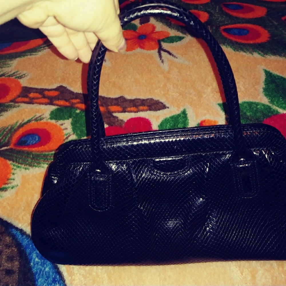 Used Banana Republic Python Snake Print Bag - image 2